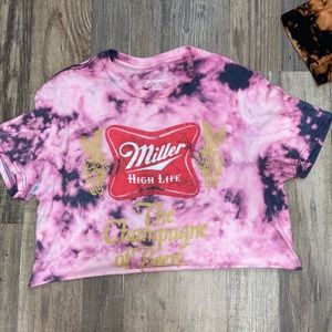 Miller the champagne of beers custom tshirt